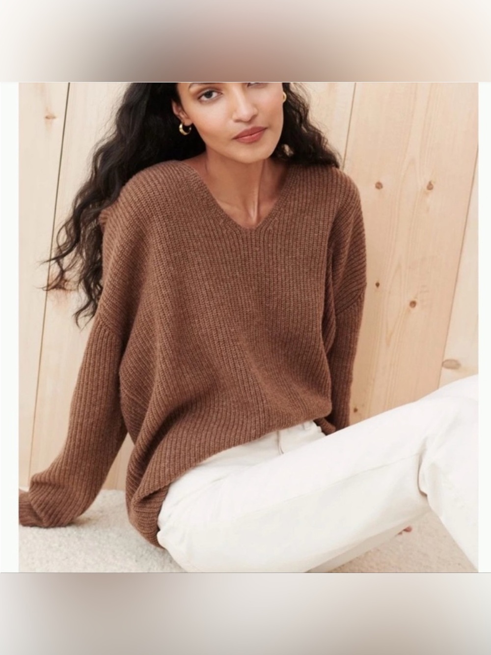Jenni Kayne
Jenni Kayne Cabin sweater in
Nutmeg